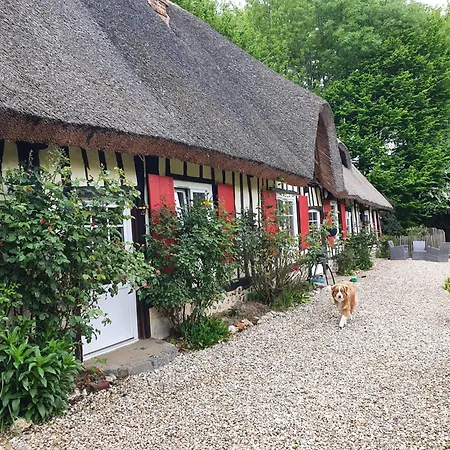 度假居 La Chaumiere De Jacquotte Linge De Lits En Option Limpiville