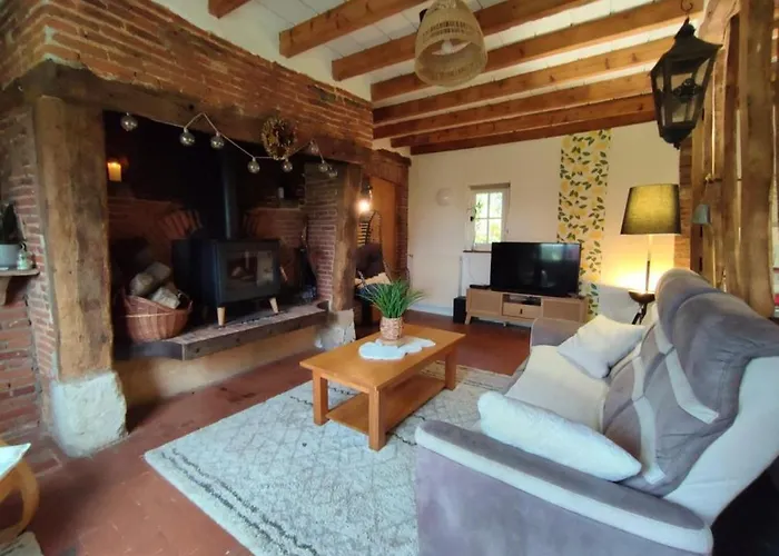 La Chaumière De Jacquotte Linge De Lits En Option Hébergement de vacances *